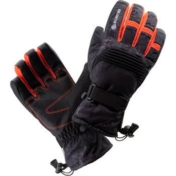 Rukavice Pánské Rukavice IGUANA KAITO 7329-BLACK/CHERRY – Černá S/M