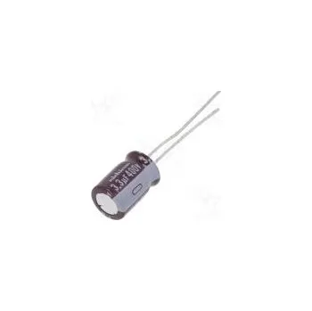 Kondenzátor Kondenzátor elektrolytický THT 3,3uF 400VDC Ø8x11,5mm ±20%