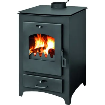 Krbová kamna Krbová kamna s výměníkem BLIST B MAX E, antracit