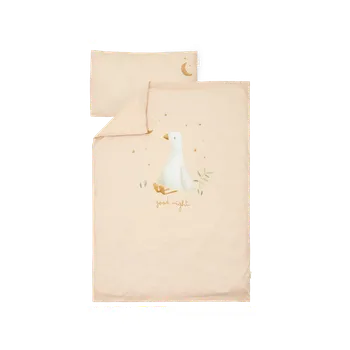 Povlečení Little Dutch Povlečení 140x100 Husa Newborn Naturals