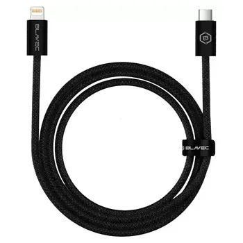 Datový kabel Datový kabel USB C na Lightning, délka 1m, PD 20W 2,4A, barva černá