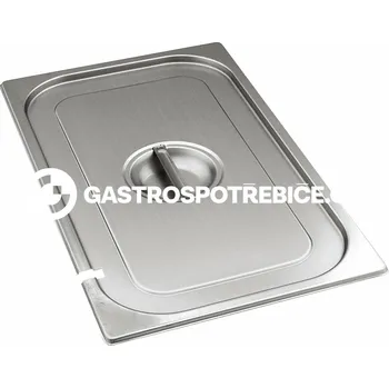 Víko GN 1/2 OPTINOX nerez, výsek pro naběračku