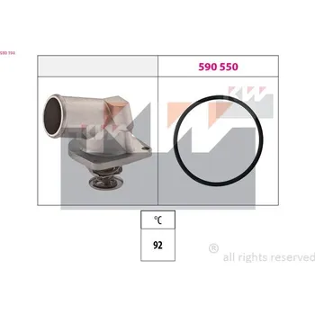 Těsnění motoru Termostat, chladivo KW 580 194