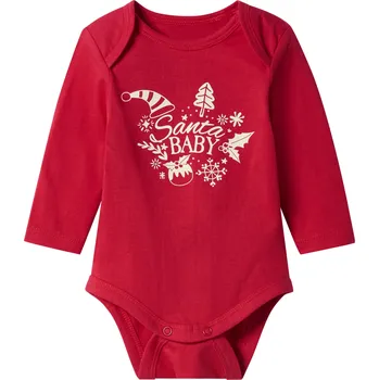 Kojenecký body lupilu® Dětské vánoční body (červená, 74/80)