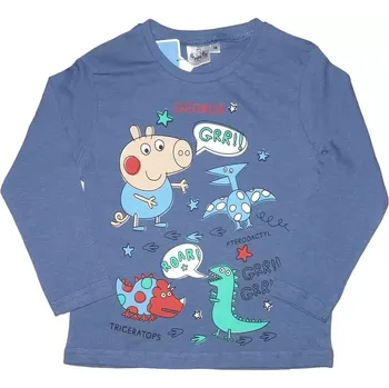 Chlapecké tričko Peppa Pig, modré, vel. 110