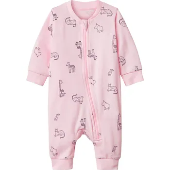 Kojenecký overall lupilu® Dívčí overal na spaní s BIO bavlnou (světle růžová, 62/68)