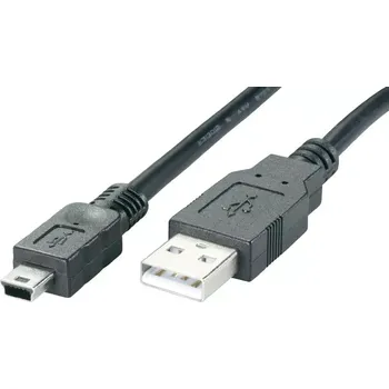 Datový kabel Mini USB kabel 100cm černý