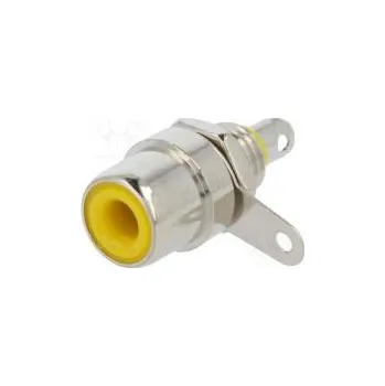 Elektrická zásuvka Zásuvka RCA zásuvka přímý pájení niklovaný Kontakty mosaz