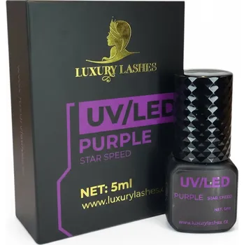 Lepidlo na řasy Luxury Lashes UV Lepidlo Fialové 5ml