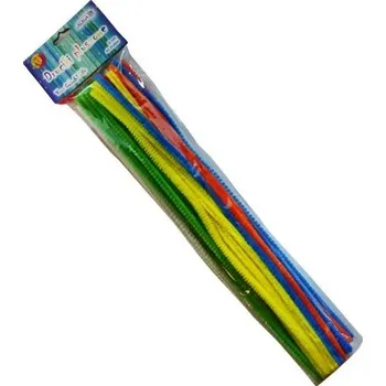 Drátek plyšový mix barev, 40 ks