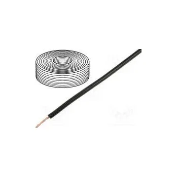 elektrický kabel Vodič licna Cu 1x0,75mm2 PVC černá 250V -20÷80°C 25m Třída 6
