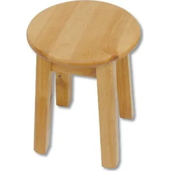 Stolička Kulatá stolička z borovicového masivu