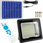 Pronett Solární LED reflektor, IP67, dálkové ovládání, 300W