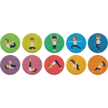 podložka na cvičení Podložky/sedáky - Jóga, 10 ks