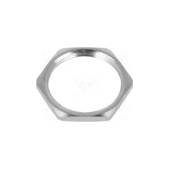 Matice Matice PG21 mosaz nikl Thk 3,5mm Klíč 32mm Závit PG