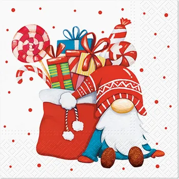 Papírový ubrousek PAW2 Papírové ubrousky PAW 33 cm x 33 cm Holiday Sweetkeeper 20 ks