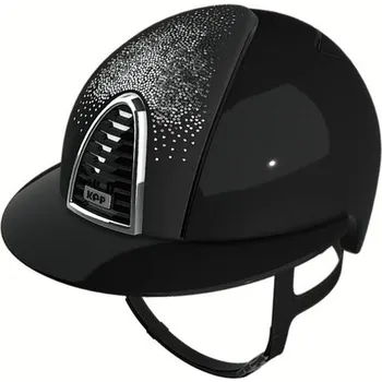 Jezdecká přilba Jezdecká ochranná helma KEP Cromo 2.0 Polish Polo Metal 2 Suede Nebula Silver