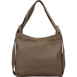 Trendový dámský kožený kabelko-batoh Haleth, taupe