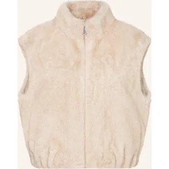 Dámská vesta Darling Harbour Dámská Vesta Z Umělé Kožešiny, ecru, 44