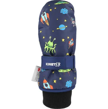 Rukavice Dětské Rukavice KINETIXX CARLO MINI SKI GLOVE PRINTED SPACE 7020-660-10 – Modrá 2