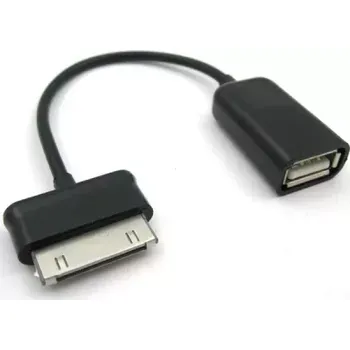 Adaptér USB OTG na Samsung Galaxy TAB, barva černá