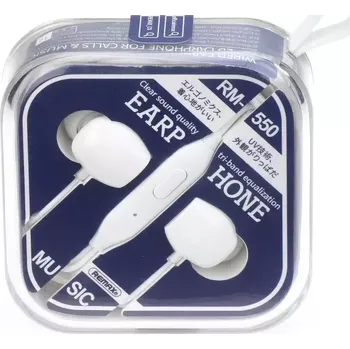 Sluchátka Hands Free REMAX RM-550 3,5 mm jack, barva bílá