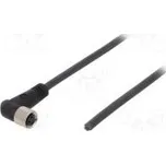 Připojovací kabel M8 PIN 3 úhlový 10m zástrčka 60VAC 4A PUR