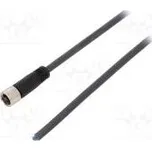 Připojovací kabel M8 PIN 3 přímý 3m zástrčka 60VAC 4A PUR