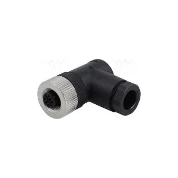 Elektrická zásuvka Zástrčka M12 PIN 5 zásuvka kód B-Profibus na kabel IP65/IP67