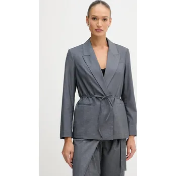 Dámské sako Sako Sisley šedá barva, 2K2KLW03C 90X, vel. 36