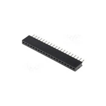 Elektrická zásuvka Zásuvka kolíkové zásuvka PIN 20 přímý 1,27mm THT 1x20 1A