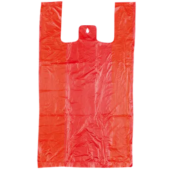 Sáček na potraviny Mikroténová taška 10kg červená 15*53cm 100ks