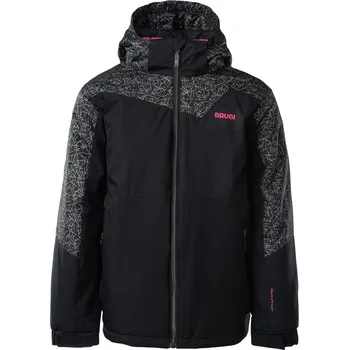 Chlapecká bunda Dětská Zateplená bunda BRUGI 1AIA 1AIA/TM37/1C/500 – Černá 152/158