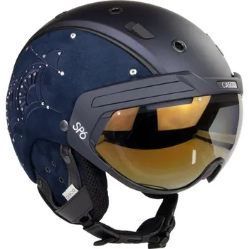 Lyžařská přilba CASCO SP-6 Majesty Nocturne Blue Nubuk Crystal 56-58 cm
