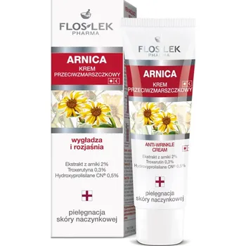 Pleťový krém Floslek, Arnikový krém proti vráskam na kapilárnu pleť 50ml