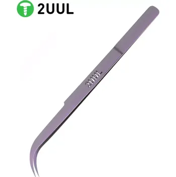 Kosmetická pinzeta Precizní pinzeta 2UUL Ti22 ultralehká zakřivená titanová