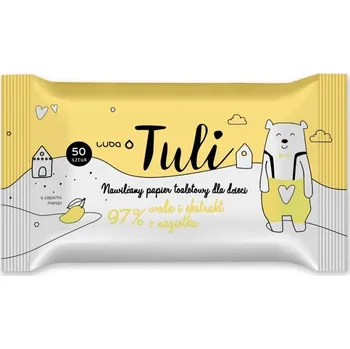 Toaletní papír Luba Tuli vlhčený dětský toaletní papír Mango 50ks