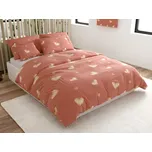 Povlečení z mikrovlákna ORANGE HEART, růžové Rozměr povlečení: 70 x 90 cm | 140 x 220 cm, 140x200 / 70x90 cm, 140x220 / 70x90 cm, 200x220 + 2 polštáře 70x90 cm