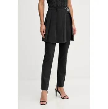 Dámské kalhoty Kalhoty Sisley dámské, šedá barva, high waist, 483QLF07Y 90X, vel. 38