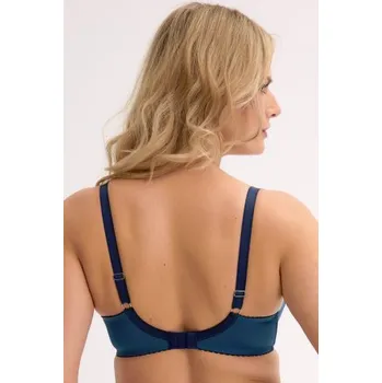 Podprsenka Polovyztužená podprsenka Gaia Yasmine Tmavě tyrkysová 85G