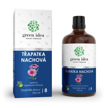 Přírodní produkt TOPVET Echinacea / třapatka nachová bezlihová tinktura 100 ml