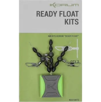 KORUM - Průjezd s karabinkou Ready Float Kit 3 ks