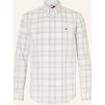Pánská košile Tommy Jeans Pánská Manšestrová Košile Regular Fit, bílá /...