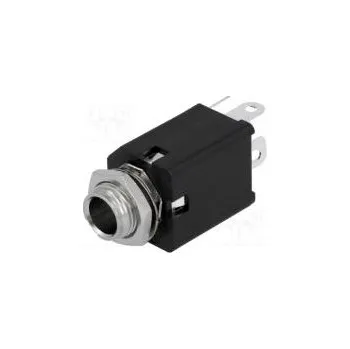 Elektrická zásuvka Zásuvka Jack 6,35mm zásuvka mono s vypínačem přímý do panelu