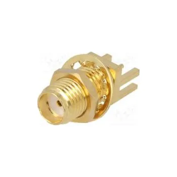 Elektrická zásuvka Zásuvka SMA zásuvka na hranu přímý SMT do panelu teflon