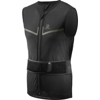 Chránič těla a ramene ochranný páteřák SALOMON BACK PROTE FLEXCELL LIGHT VEST BLACK L40863500 – Černá M