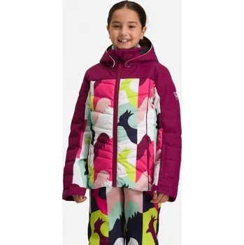 Dětská Zateplená bunda ROSSIGNOL GIRL POLYDOWN PR JKT RLJYJ26_9AX – Vínová 14