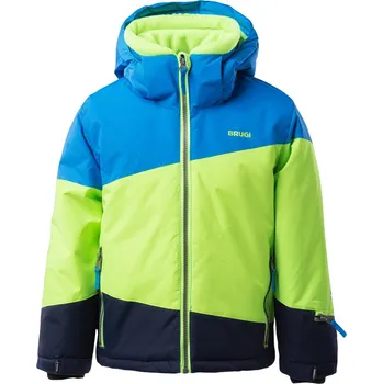 Chlapecká bunda Dětská Zateplená bunda BRUGI 3AHW 3AHW/T933/3C/TD8 – Modrá 110/116