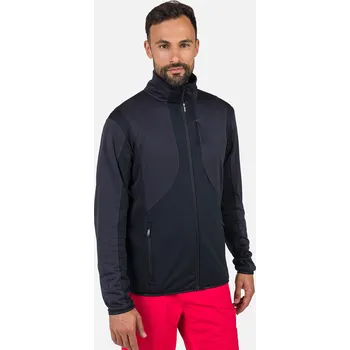 Pánská mikina Pánská Mikina ROSSIGNOL DIRETTA FLEECE FZ RLNML01_200 – Černá L