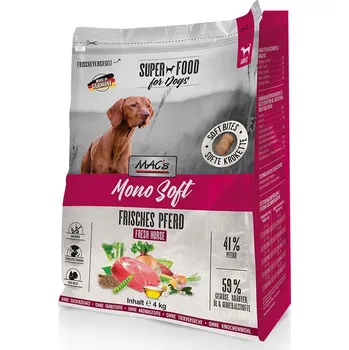 Krmivo pro psa MAC's Dog Mono Soft Čerstvé Koňské 4 kg